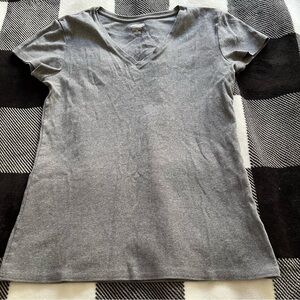 Kirkland Signature Heather Gray V-Neck Tee